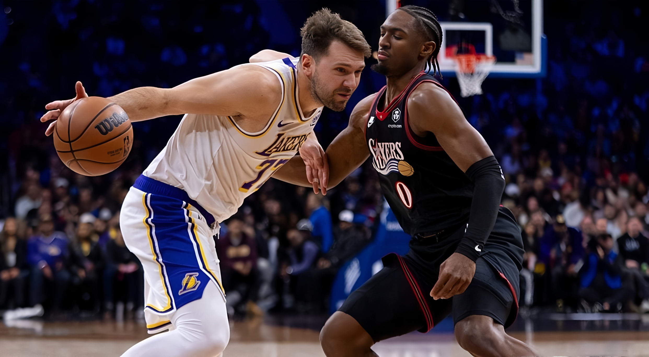 今夜突围战来临，洛杉矶湖人围绕CBA常规赛遗憾出局，气氛紧张，年轻球员得到机会的简单介绍